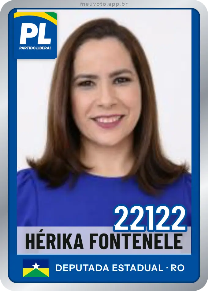 Carta de Hérika Fontenele, número 22122, PL