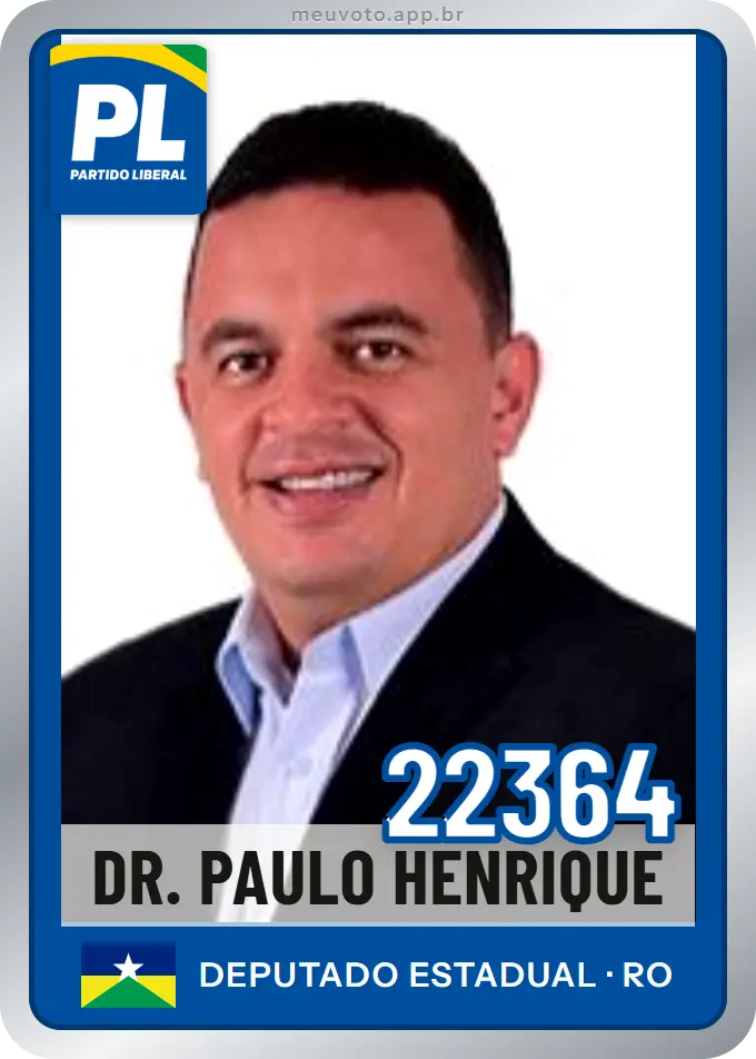 Carta de Dr. Paulo Henrique, número 22364, PL