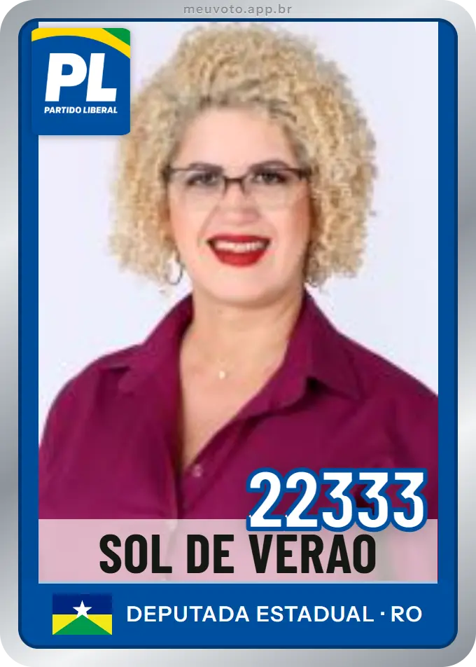 Carta de Sol de Verão, número 22333, PL