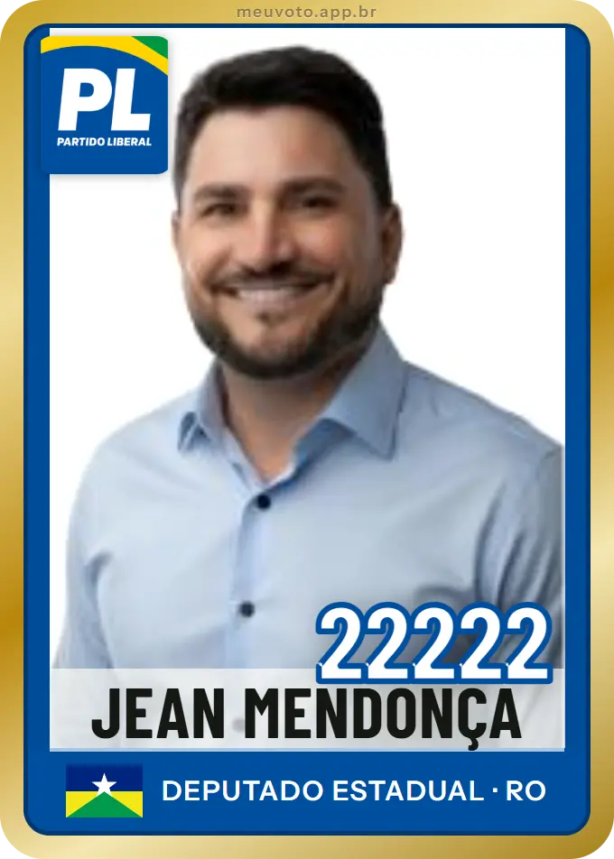 Carta de Jean Mendonça, número 22222, PL