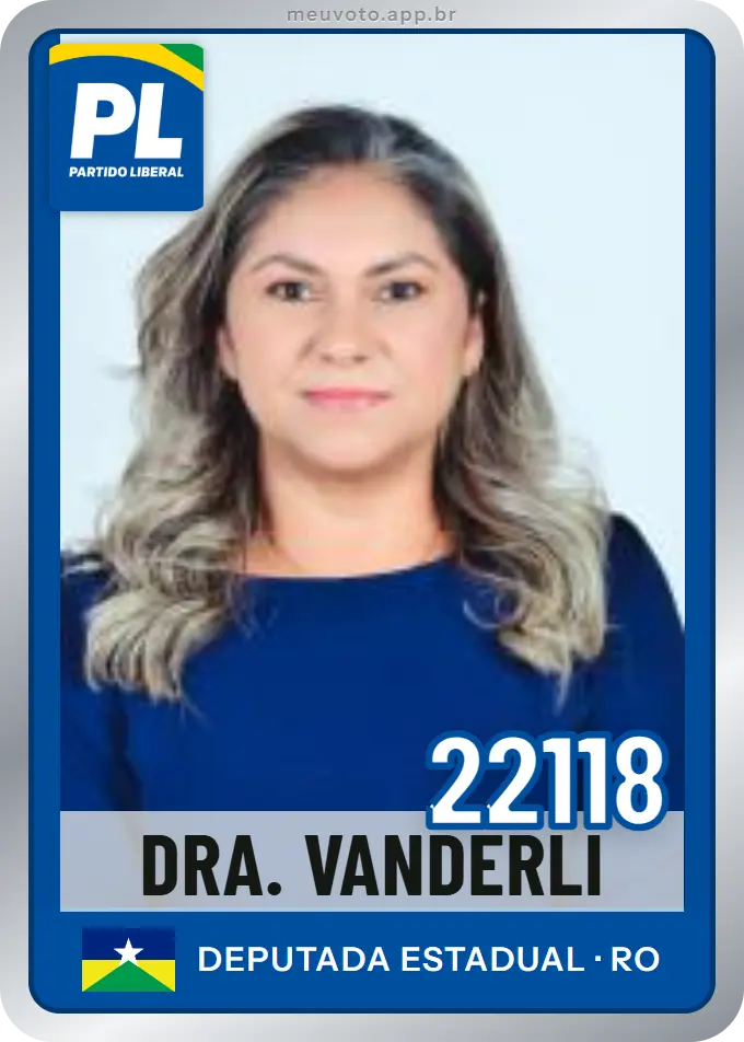 Carta de Dra. Vanderli, número 22118, PL