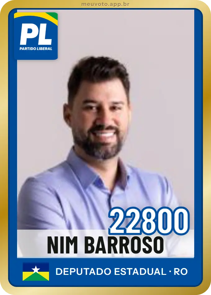 Carta de Nim Barroso, número 22800, PL