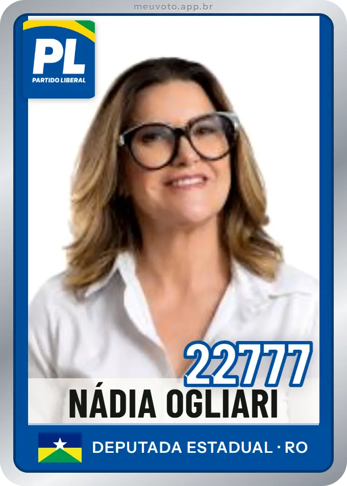 Carta de Nádia Ogliari, número 22777, PL