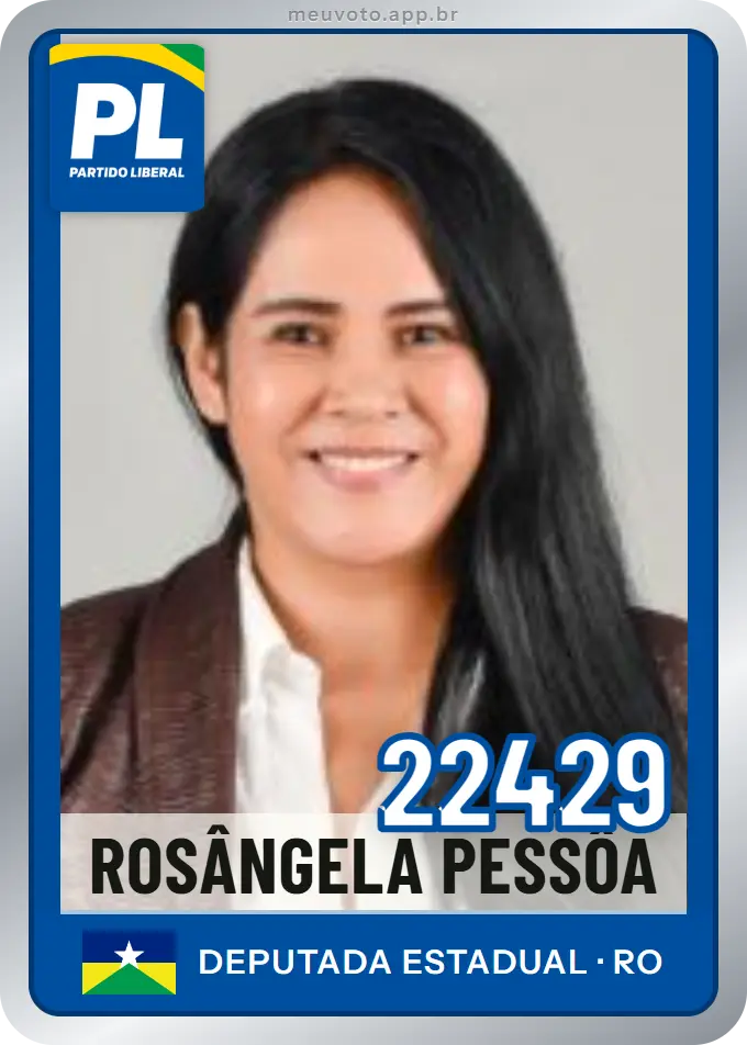 Carta de Rosângela Pessôa, número 22429, PL