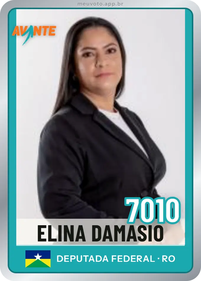 Carta de Elina Damasio, número 7010, Avante