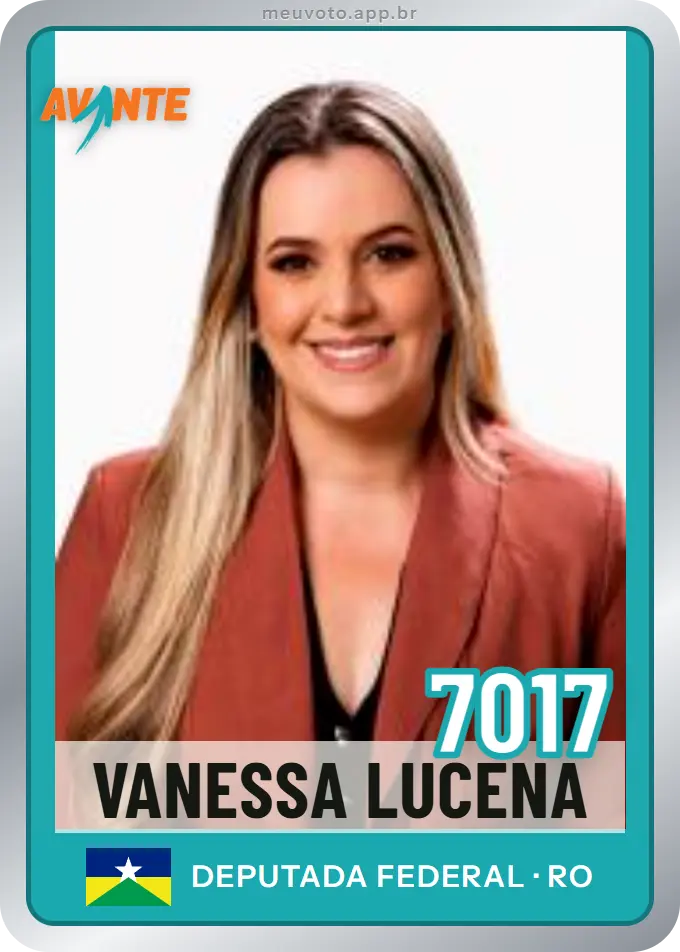 Carta de Vanessa Lucena, número 7017, Avante