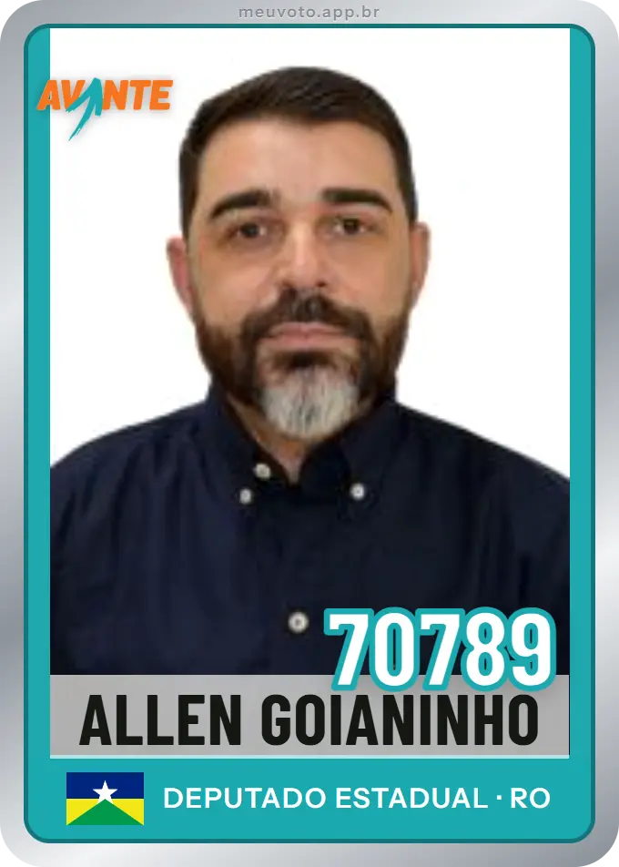 Carta de Allen Goianinho, número 70789, Avante