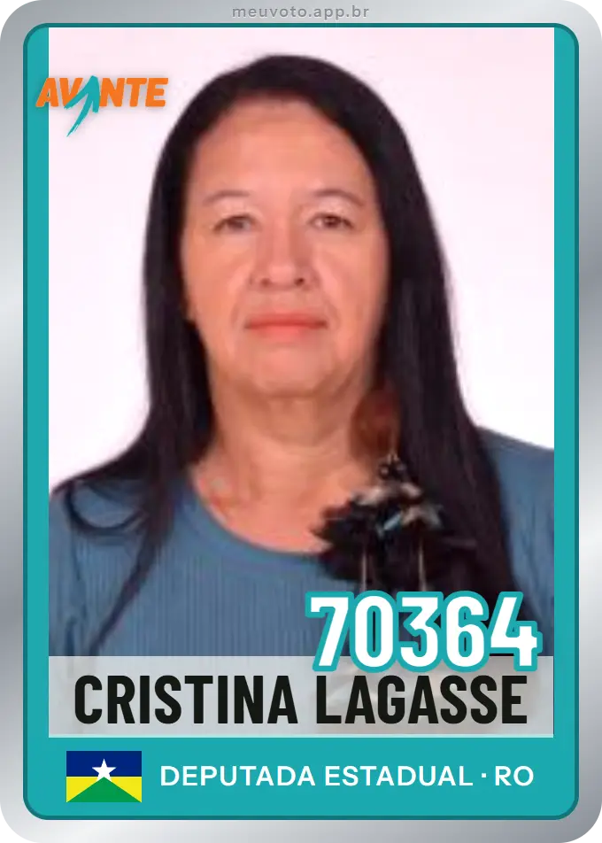 Carta de Cristina Lagasse, número 70364, Avante