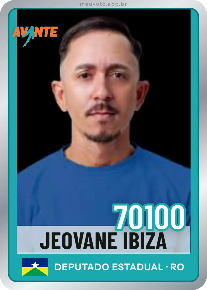 Carta de Jeovane Ibiza, número 70100, Avante