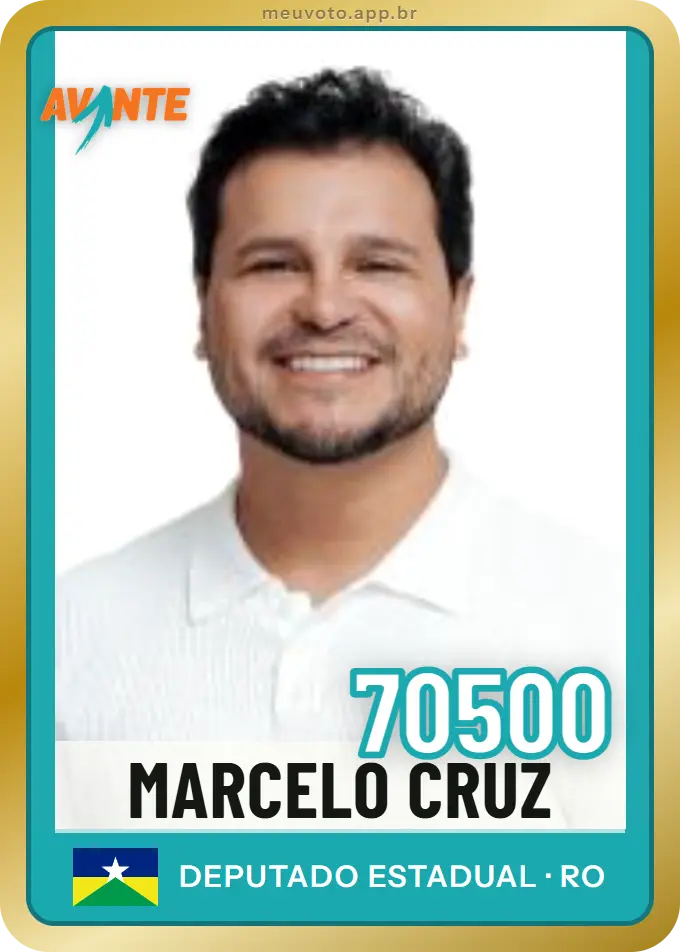 Carta de Marcelo Cruz, número 70500, Avante