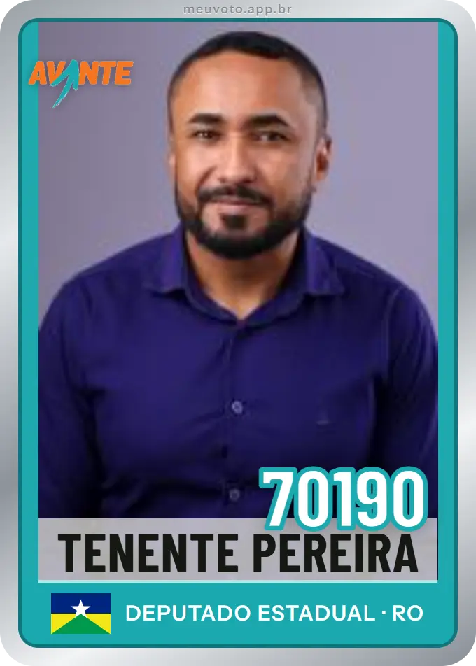 Carta de Tenente Pereira, número 70190, Avante