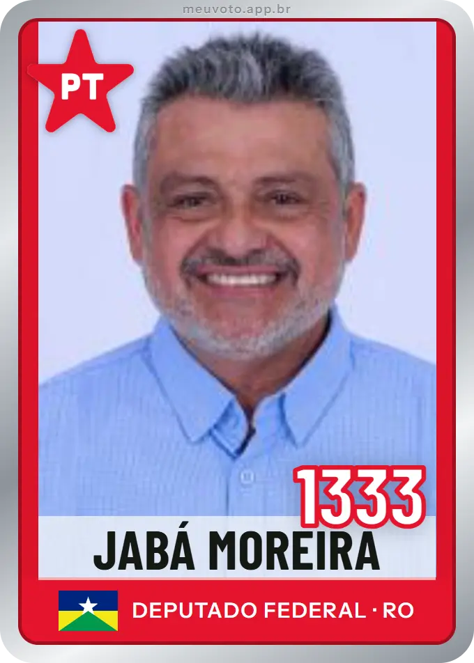 Carta de Jabá Moreira, número 1333, PT