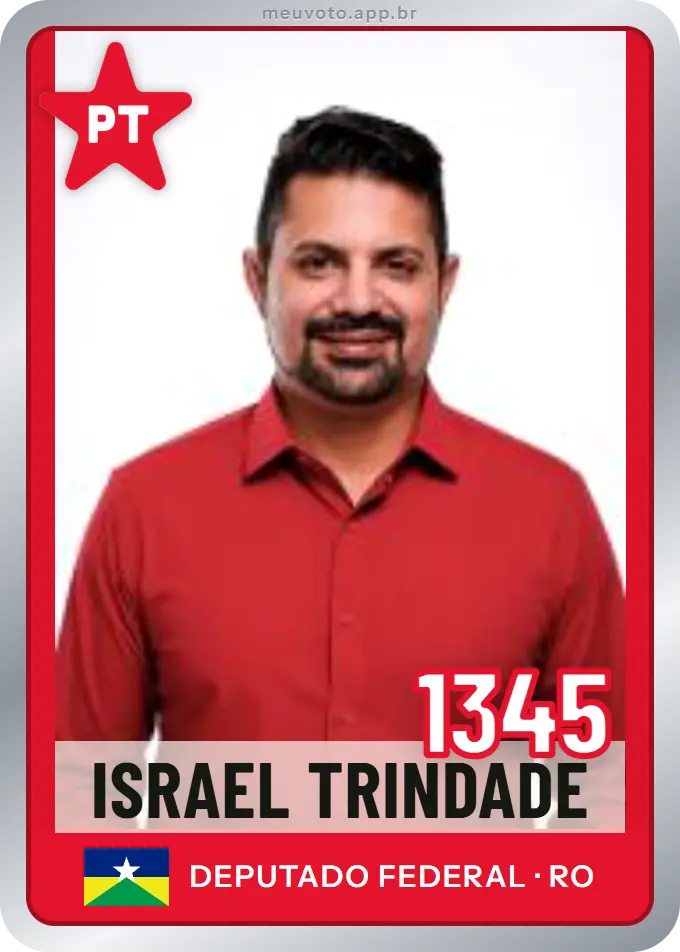 Carta de Israel Trindade, número 1345, PT
