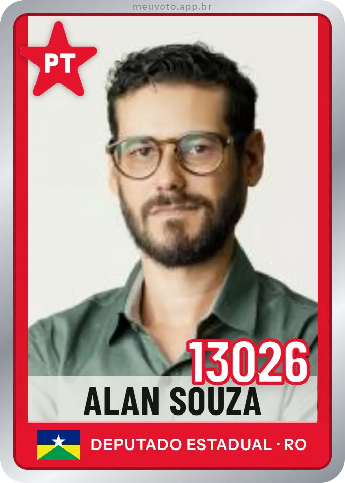 Carta de Alan Souza, número 13026, PT