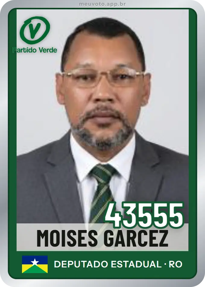 Carta de Moises Garcez, número 43555, PV