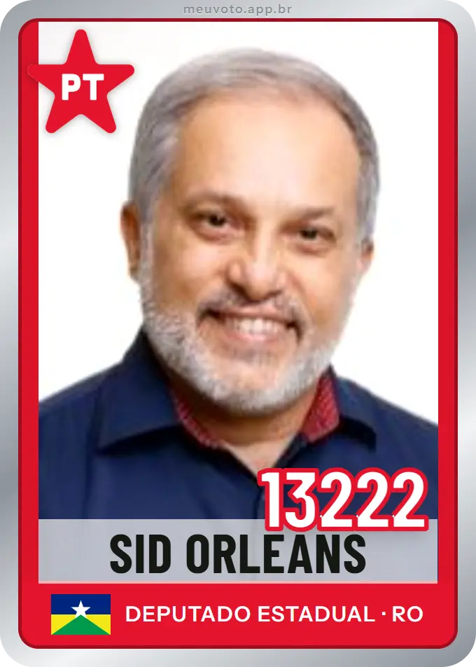 Carta de Sid Orleans, número 13222, PT