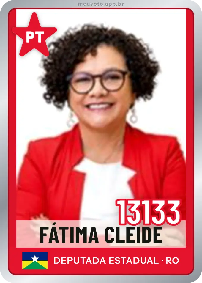 Carta de Fátima Cleide, número 13133, PT