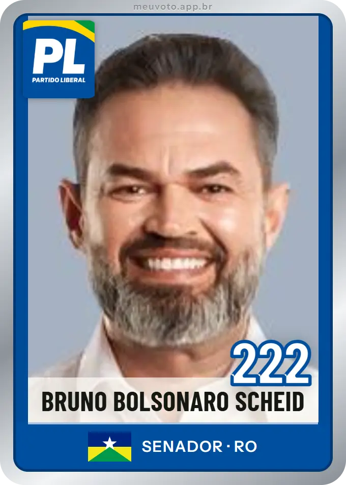 Carta de Bruno Bolsonaro Scheid, número 222, PL