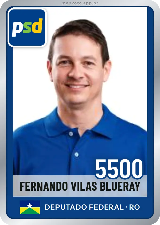 Carta de Fernando Vilas Blueray, número 5500, PSD