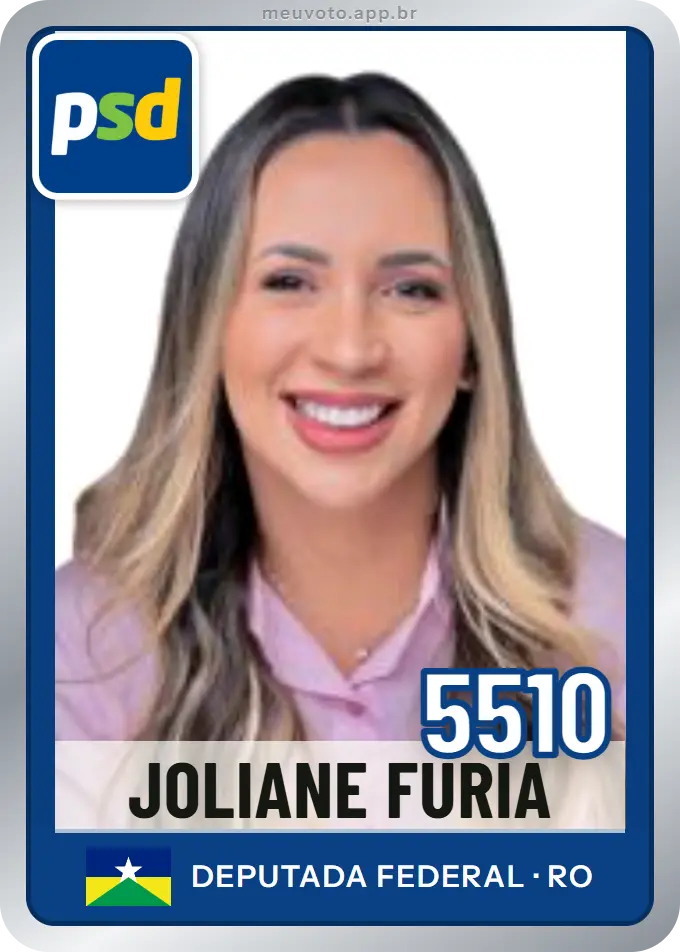 Carta de Joliane Furia, número 5510, PSD