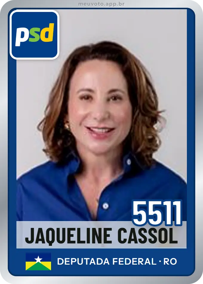 Carta de Jaqueline Cassol, número 5511, PSD