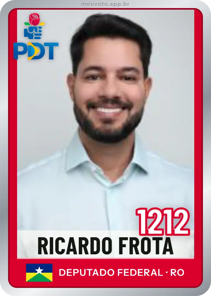Carta de Ricardo Frota, número 1212, PDT