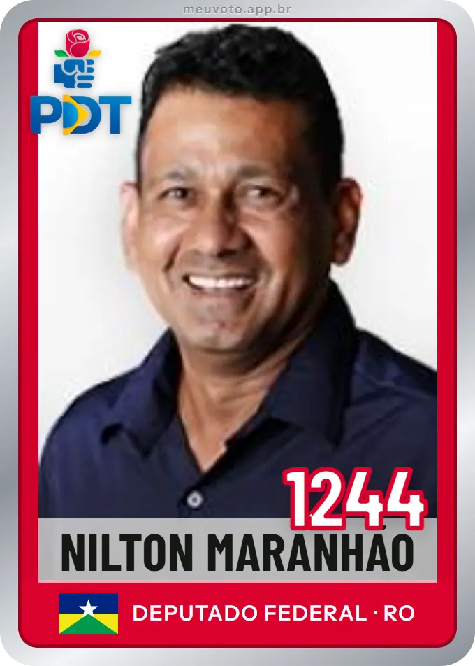 Carta de Nilton Maranhão, número 1244, PDT