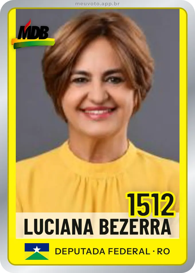 Carta de Luciana Bezerra, número 1512, MDB