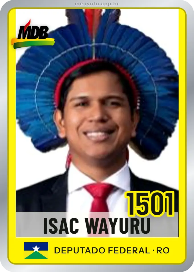 Carta de Isac Wayuru, número 1501, MDB