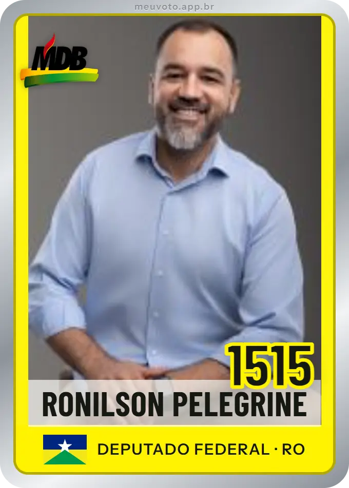 Carta de Ronilson Pelegrine, número 1515, MDB