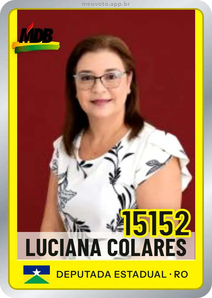 Carta de Luciana Colares, número 15152, MDB