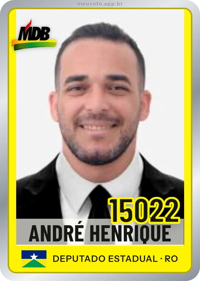 Carta de André Henrique, número 15022, MDB