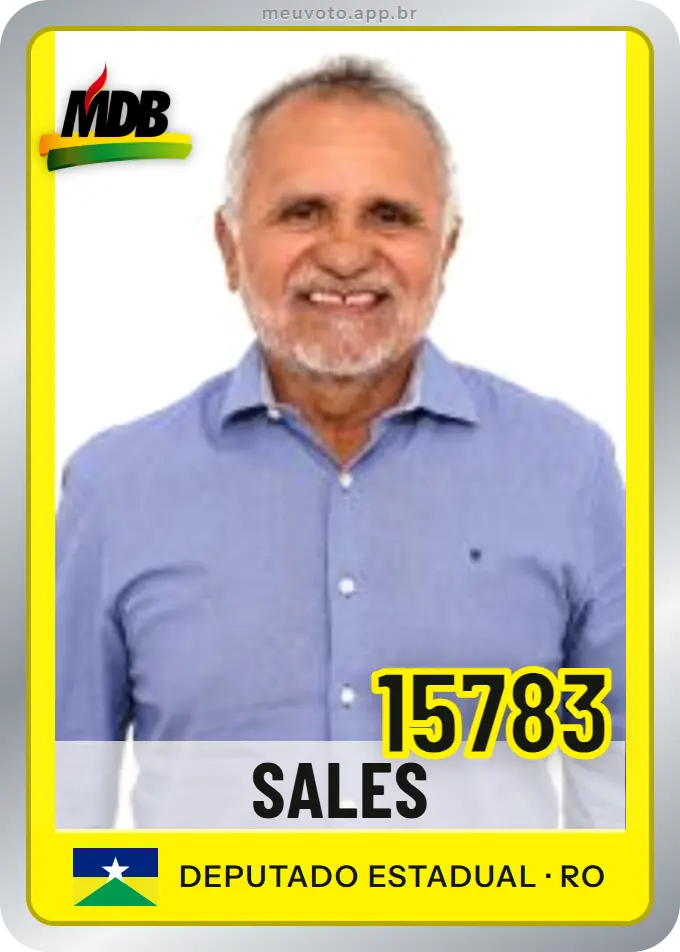 Carta de Sales, número 15783, MDB