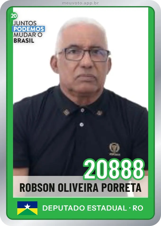 Carta de Robson Oliveira Porreta, número 20888, Podemos