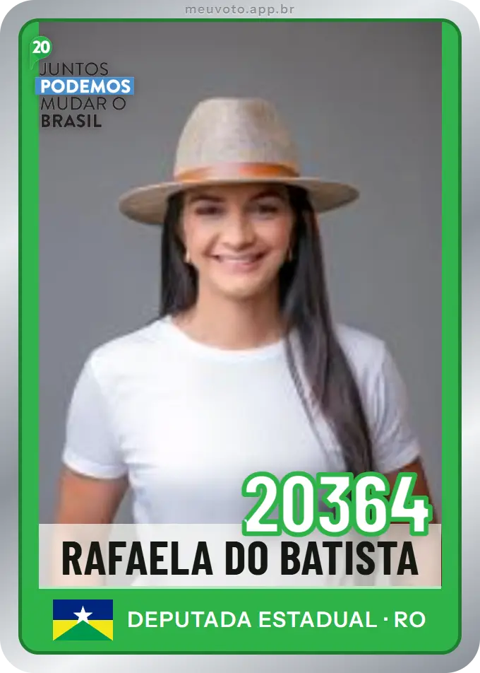 Carta de Rafaela do Batista, número 20364, Podemos