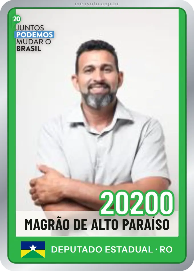 Carta de Magrão de Alto Paraíso, número 20200, Podemos