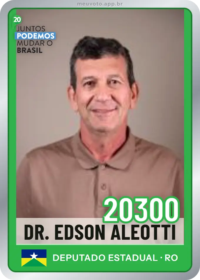 Carta de Dr. Edson Aleotti, número 20300, Podemos