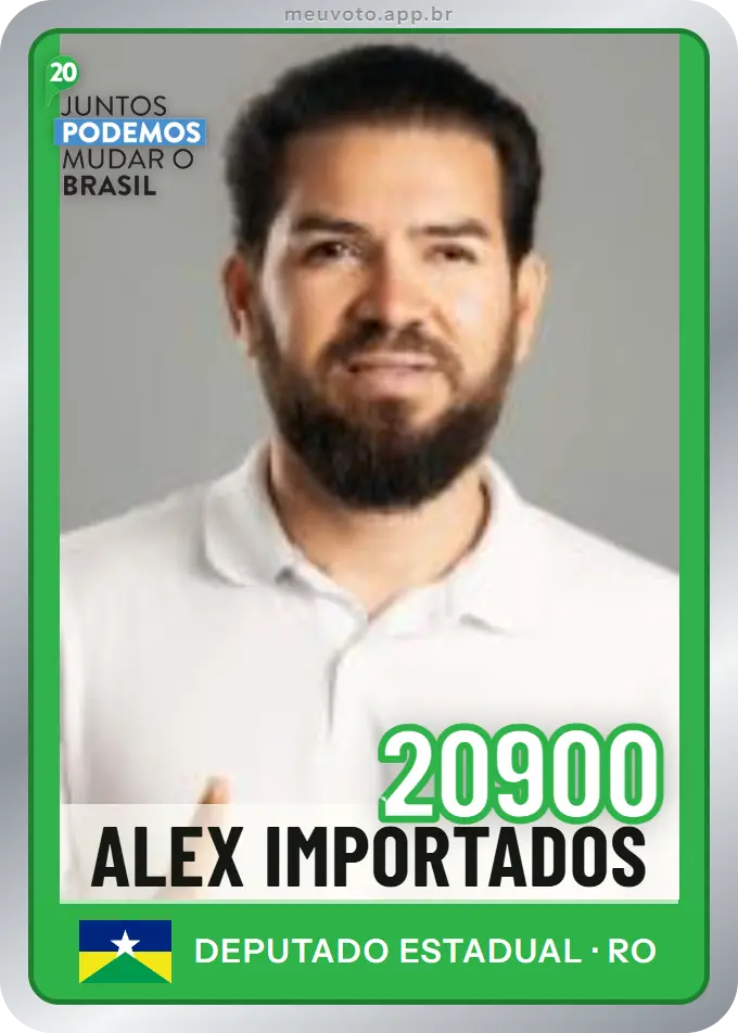 Carta de Alex Importados, número 20900, Podemos