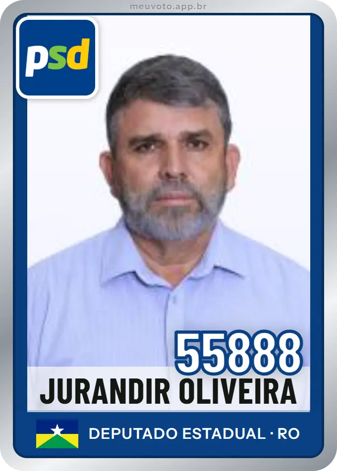 Carta de Jurandir Oliveira, número 55888, PSD