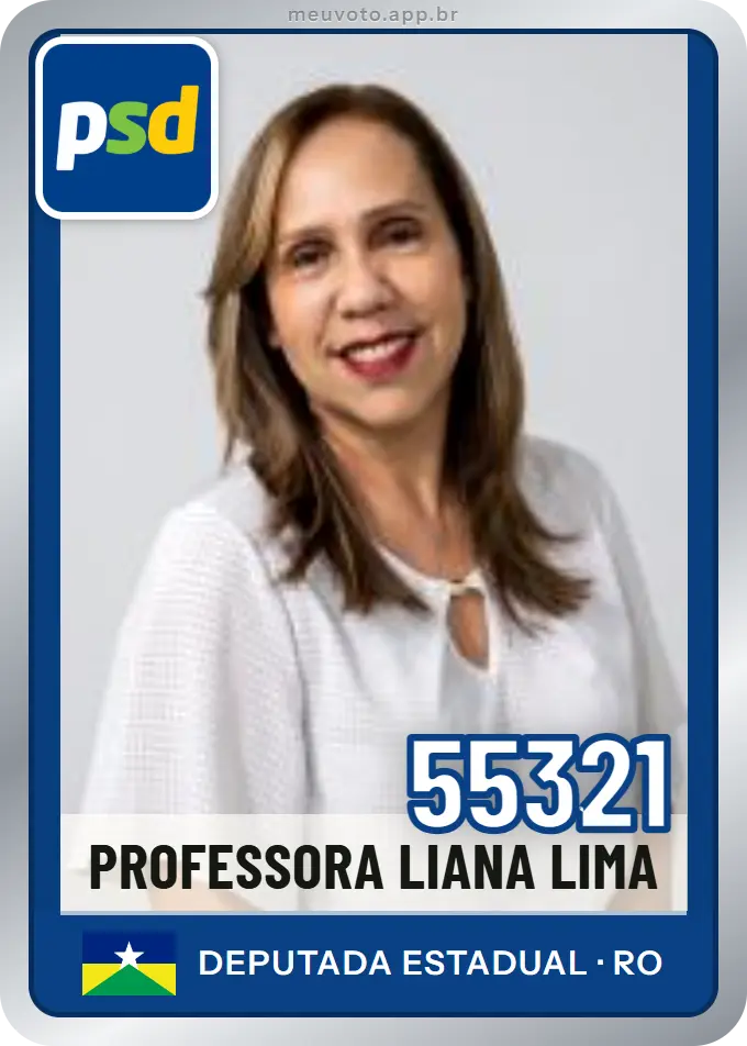 Carta de Professora Liana Lima, número 55321, PSD
