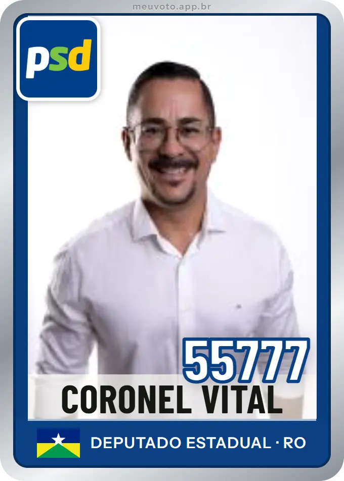 Carta de Coronel Vital, número 55777, PSD