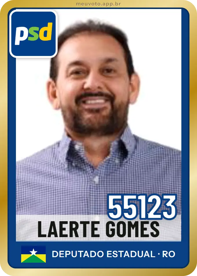 Carta de Laerte Gomes, número 55123, PSD