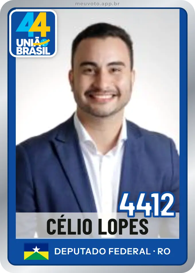 Carta de Célio Lopes, número 4412, União