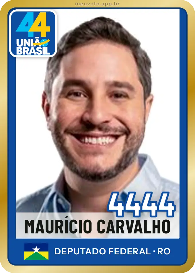 Carta de Maurício Carvalho, número 4444, União
