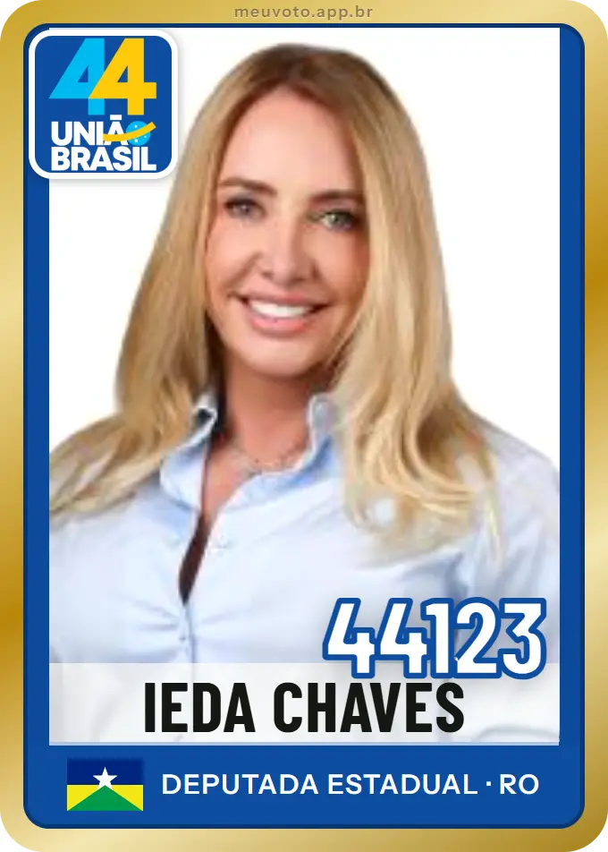 Carta de Ieda Chaves, número 44123, União