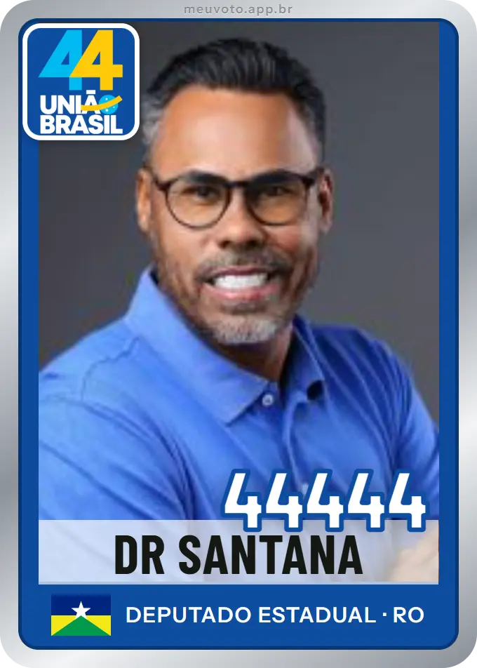 Carta de Dr Santana, número 44444, União