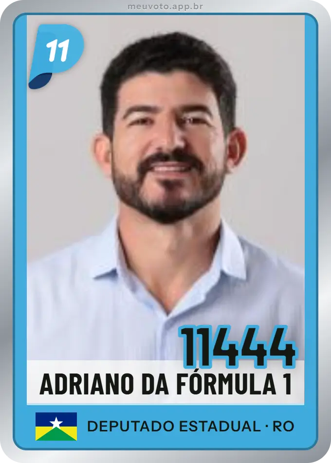 Carta de Adriano da Fórmula 1, número 11444, PP