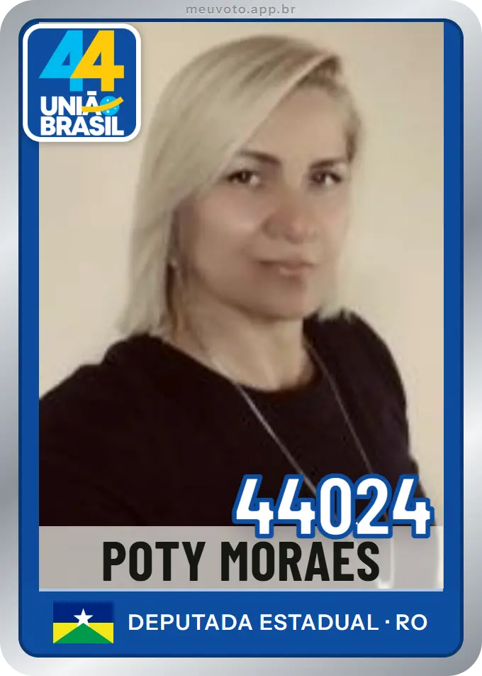 Carta de Poty Moraes, número 44024, União