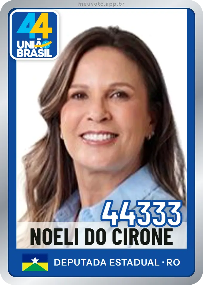 Carta de Noeli do Cirone, número 44333, União