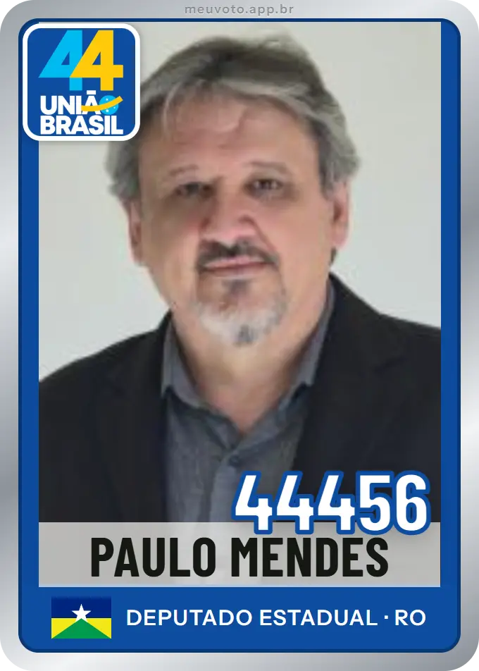 Carta de Paulo Mendes, número 44456, União